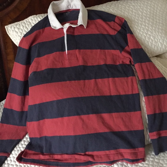 J Crew Mens Large Rugby Shirt | Poshmark